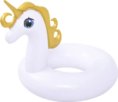 Produktbild von Schwimmring Einhorn golden ca.: 55 cm