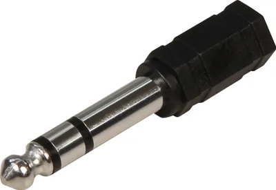 Produktbild von Kopfhöhrer-Adapter HOLLYWOOD, AUX Klinke 3,5mm auf 6,35mm, Stereo