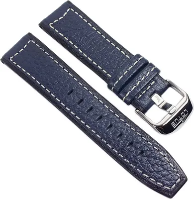 Produktbild von Lotus Ersatzband Uhrenarmband Leder Dunkelblau 23mm für L15433/1 L15433