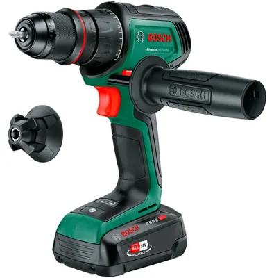 Obrázok produktu pre Bosch 0 603 9E2 001, Skrutkovacia pištoľ, Rukoväť, 1/2", Rýchloupínacie skľučovadlo, Čierna, Zelená, Striedavý