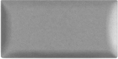 Obrázok produktu pre Nástenné panely 3D 15 x 30 cm čalúnené - na veľmi jednoduchú montáž, z velúrovej tkaniny, s mäkkou výplňou, farba sivá