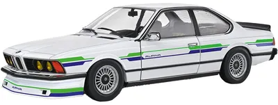 Image de Solido, échelle 1:18, Alpina B7 Turbo (modèle E24), année 1984, couleur blanche