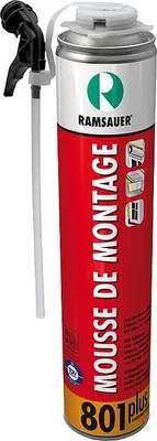 Produktbild von RAMSAUER 801 Montageschaum KV 750 ml Dose Gelb