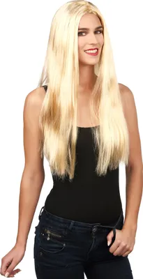 Produktbild von Zauberhafte Hexe Halloween Langhaar-Perücke blond