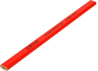 Produktbild von Zimmermannsbleistift 24 cm rot - U-460-0001