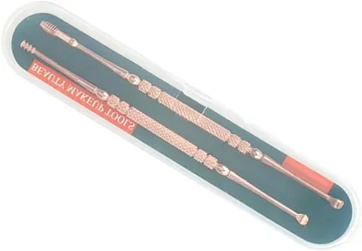 Obrázek produktu pro Sada nástrojů pro čištění uší - pomůcka pro čištění uší - hygiena uší - protiskluzový design - 145 cm - stříbrná barva