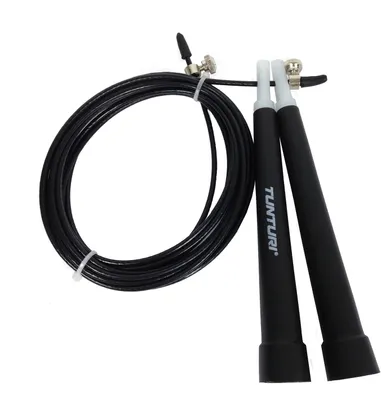 Image de Corde à sauter réglable en longueur, corde de sport 300 cm, noir, bleu, vert, rouge, couleur:Black