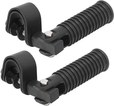 Zdjęcie produktu dla Podnóżki rowerowe 19 cm, czarne, wytrzymałe