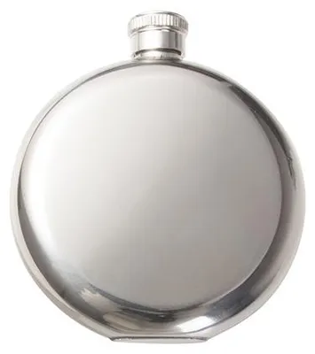 Produktbild von Mini Flachmann aus Edelstahl für Sublimation - rund - 150ml