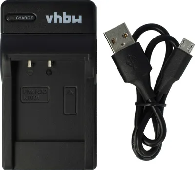 Produktbild von vhbw USB-C Ladegerät kompatibel mit Kodak EasyShare V570, V610, V705, V550, M893 IS Kamera - Ladeschale + USB-C Kabel Ladeanzeige
