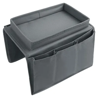 Productafbeelding van Armleuningorganizer met opbergbakje - Ophangbare opbergtas voor bank en sofa