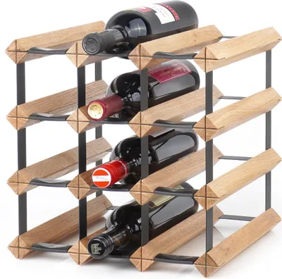 Zdjęcie produktu dla Raxi, Classix 3009E Stojak na wino, dąb, 12 butelek