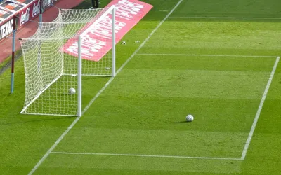 Obrázok produktu pre 11-stranná futbalová sieť 4 mm - Modrá - Na bránku 7,32 x 2,44 x 2 x 2 m