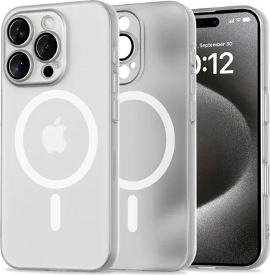 Zdjęcie produktu dla Etui Tech-Protect MagSlim MagSafe Cienkie DO iPhone 16 Pro Białe