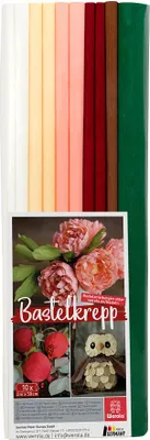 Obrázok produktu pre Werola Krepppapier Herbst farbsortiert 31 g/qm 10 Rollen
