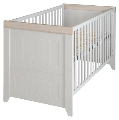 Produktbild von roba Kombi-Kinderbett 'Helene', Landhausstil, verstellbar, 3 Schlupfsprossen, 70 x 140 cm, umbaubar