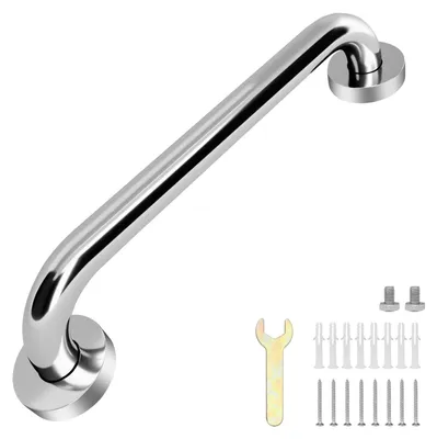 Obrázek produktu pro Madlo na sprchu - Madlo do koupelny - Nerezová ocel - 30 cm - Pro koupelnu a seniory