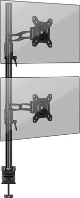 Produktbild von Duronic DM35V2X2 Monitorhalterung / Tischhalterung / Monitorarme / Monitorständer für LCD/LED Computer Bildschirme / Fernsehgeräte mit Neig-, Schwenk- und Rotierfunktion