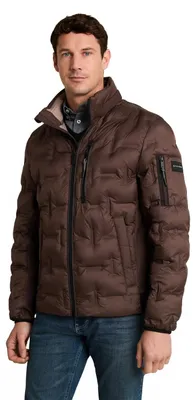 Produktbild von TOM TAILOR Herren Hybrid Steppjacke mit verstaubarer Kapuze