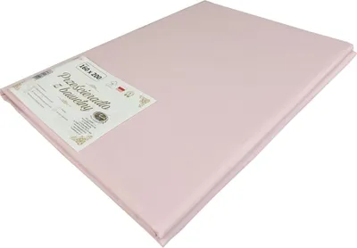 Obrázek produktu pro Prostěradlo, klasická bavlna, bez gumy 160x200 Světle růžové