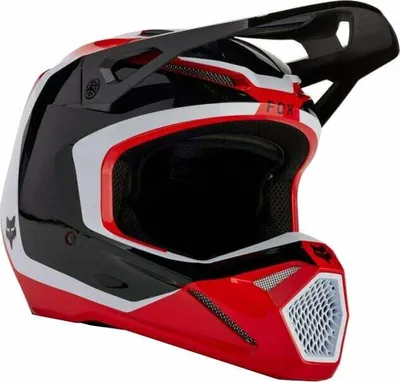 Produktbild von FOX V1 Nitro Helmet Fluorescent Red L Helm