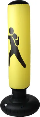 Obrázok produktu pre PVC 160 cm Fitness Hit Sandbag dospelí deti nafukovací stĺpik boxovací vak (žltý)