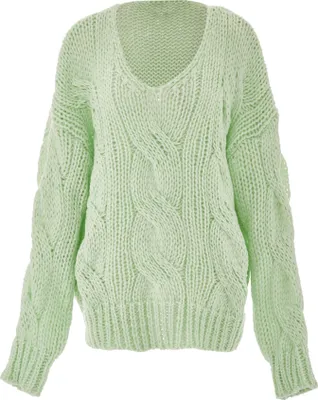 Image de Pull en maille ebeeza pour femme - lagune, M
