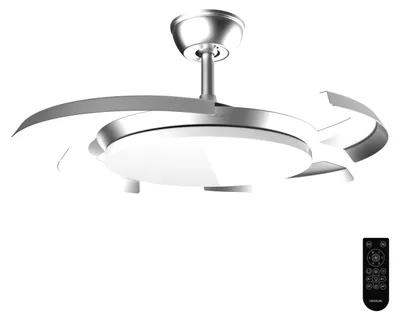 Productafbeelding van Cecotec Energysilence Aero 4500, inbouw plafondventilator, zilverkleurig. Geschikt voor één maat / EU-stekker, 220V, zilverkleurig