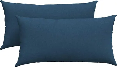 Obrázok produktu pre vidaXL Vankúšiky na pohovku, 2 kusy, látka, modrá, 80 x 40 cm
