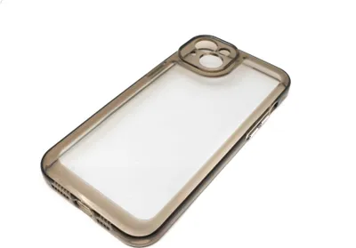 Produktbild von Schutzhülle stoßfest TPU Silikon in Schwarz Transparent Hülle für iPhone 14 Plus