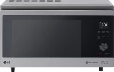 Produktbild von LG MJ3965ACS Mikrowelle, Edelstahldekor, 1100 Watt, 39 l Volumen, 54 cm Breite, Umluft, Grillfunktion