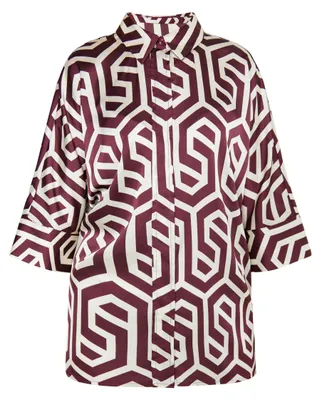 Image de Chemisier pour femmes PATTEN - Rouge. Chemisier pour femmes PATTEN - Rouge, taille L