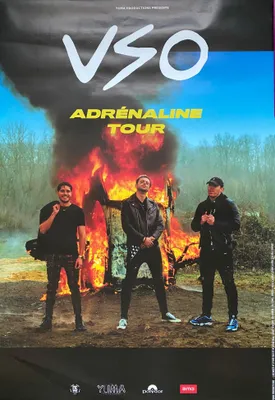 Obrázok produktu pre VSO - Adrénaline Tour - PLAGÁT - 70x100 cm