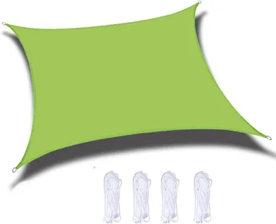 Produktbild von Sonnensegel - 2x2m - Wasserdicht - UV-Schutz - für Terrassen, Patios, Gärten und Balkone,Strand Camping - Grün