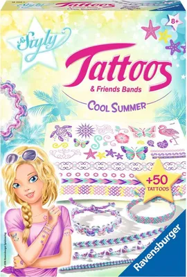 Immagine prodotto di Ravensburger Creazione Artigianato Tatuaggi & Amici Bande Cool Summer 18320