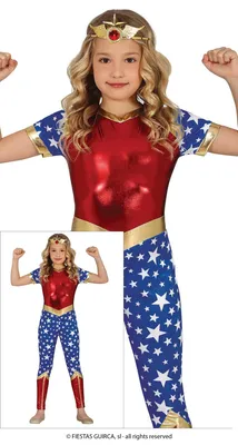 Immagine prodotto di Guirca costume da eroina bambina 10-12 anni 10-12 anni