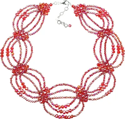 Produktbild von Kurze Kette Pearl aus Glasperlen von collezione alessandro