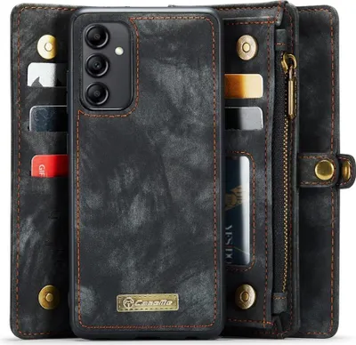 Produktbild von Samsung Galaxy A54 Hülle - CaseMe 008 2-in-1 Klapphülle & Back Cover mit Brieftasche - Schwarz