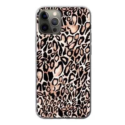 Produktbild von MuchoWow® Handyhülle Schutzhülle Hülle für iPhone 13 Pro Panther Druck - Schwarz - Flecken Silikon Softcase Handy Hülle - Handy-Tasche