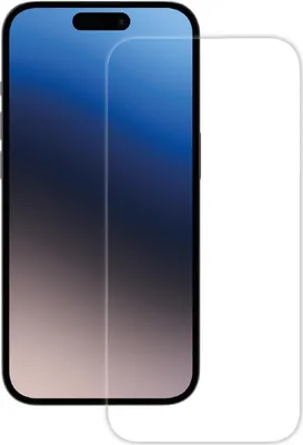 Produktbild von ViVanco™2D Displayschutzglas für iPhone 15 Pro, Apple, iPhone 15 Pro, Schmutzabweisend, Schlagfest, Kratzresistent, Splitterfrei, Transparent, 1 Stück(e)
