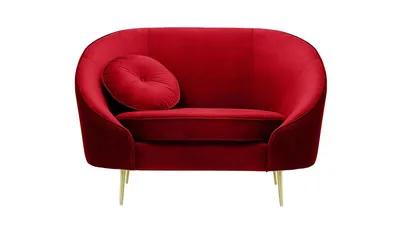 Produktbild von SLF24 - Sessel Kooper - rot - Velluto 7