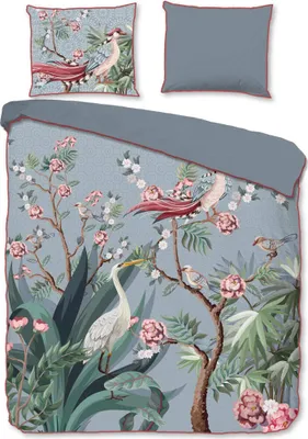 Produktbild von Descanso Bettwäsche-Set SARENZA 200x200/220 cm Grau