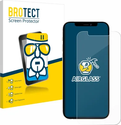 Produktbild von BROTECT Schutzglas für Apple iPhone 12 Pro Schutzfolie Panzer Folie Glas Display Schutz klar