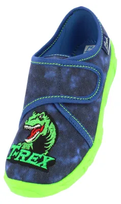 Produktbild von Beck Jungen T-rex Hausschuh Blau 27 EU