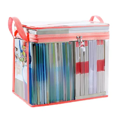 Image de Sacs de rangement transparents pour vêtements avec fermeture éclair