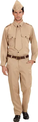 Produktbild von Amerikanischer Soldat - Herren-Kostüm - sandfarben - L