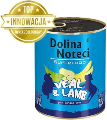 Immagine prodotto di Dolina Noteci Superfood Dog Vitello e agnello in scatola 800g