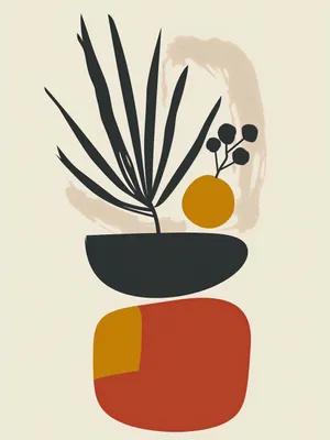 Produktbild von Poster 30x40cm Botanischer Einblick