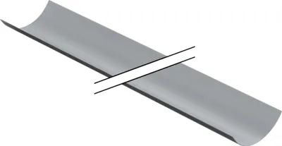 Produktbild von Geberit Tragschale verzinkt und lackiert d75mm, Stange, 1 Stk.