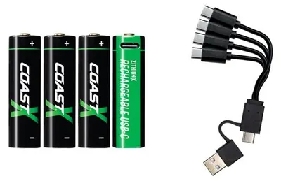 Produktbild von Hückmann COAST ZITHION-X - Batterie 4 x AA-Typ - Li-Ion